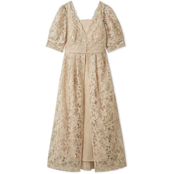 Lily Brown チュールレイヤーシャーリングドレス LILYBROWN】チュールレイヤーシャーリングドレス【定価¥25,960